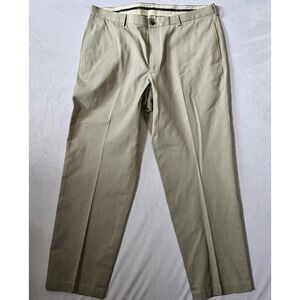 Brooks Brothers Men's 40x32 Beige‎ Khaki Advantage Chino Hudson Pants Flat Front